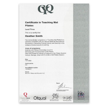 CYQ - Level 3 - Teaching Mat Pilates
