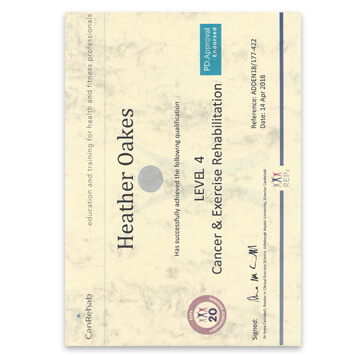 CanRehab - Level 4 - Cancer & Exercise Rehabilitation