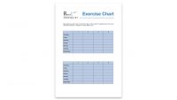 Pelvic Floor Exercise Chart